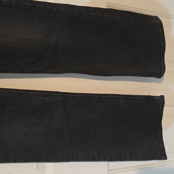 Levis Superlow Bootcut Black Wash Denim Y2K Jeans - Picture 5 of 12